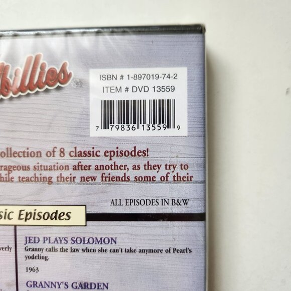 The Beverly Hillbillies DVD 8 Classic Episodes Black & White Comedy Series - Picture 5 of 7